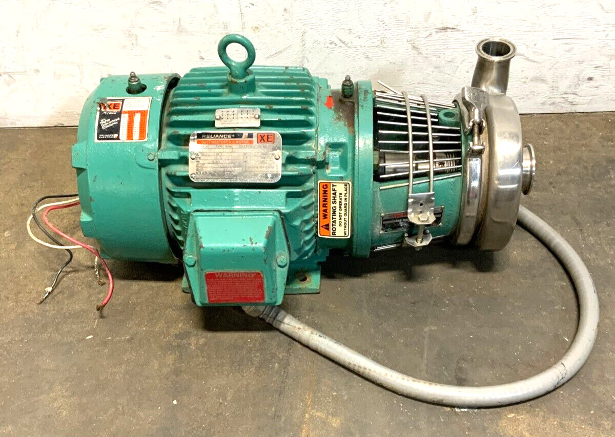 Reliance 1YAI-09064-G1-WM 5HP 3500RPM Motor Tri-Flo C216MD18T Centrifugal Pump_0 Reliance 1YAI-09064-G1-WM 5HP 3500RPM Motor Tri-Flo C216MD18T Centrifugal Pump