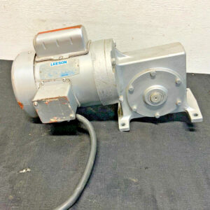 Leeson Dayton 111639.00 8Z204A Electric Motor Reducer 3/4HP 60:1 Ratio 42A