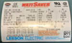 NEW Leeson 121181.00 WattSaver General Purpose Electric Motor 2HP 3PH 145TC 45D