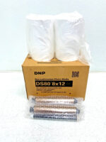 NEW DNP DS80 Dye-Sublimation Dyesub Photo Printer Media Kit 8" X 12" 2 Rolls E8B