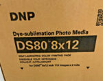 NEW DNP DS80 Dye-Sublimation Dyesub Photo Printer Media Kit 8" X 12" 2 Rolls E8B