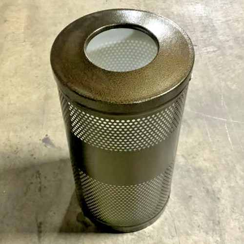 NEW United Howard S-3 Heavy Duty Steel Waste Receptacle For Fire Safety Bronze_2 NEW United Howard S-3 Heavy Duty Steel Waste Receptacle For Fire Safety Bronze