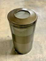 NEW United Howard S-3 Heavy Duty Steel Waste Receptacle For Fire Safety Bronze