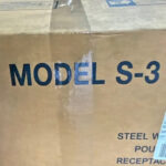 NEW United Howard S-3 Heavy Duty Steel Waste Receptacle For Fire Safety Bronze