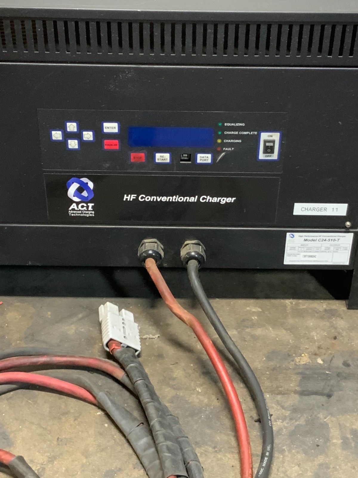 Advance Charging Technologies High Perform Conventional Forklift 24V C24-510-T_4 Advance Charging Technologies High Perform Conventional Forklift 24V C24-510-T