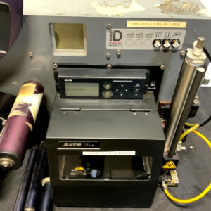 Sato S84 ex Print Engine Thermal Barcode Printer w/ ID Technology 252 Applicator