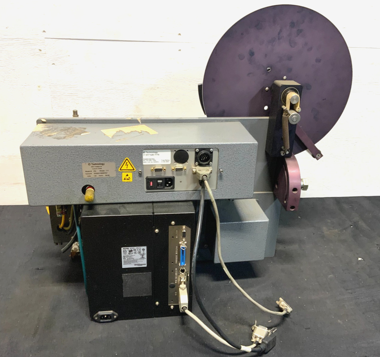 Sato S84 ex Print Engine Thermal Barcode Printer w/ ID Technology 252 Applicator_7 Sato S84 ex Print Engine Thermal Barcode Printer w/ ID Technology 252 Applicator