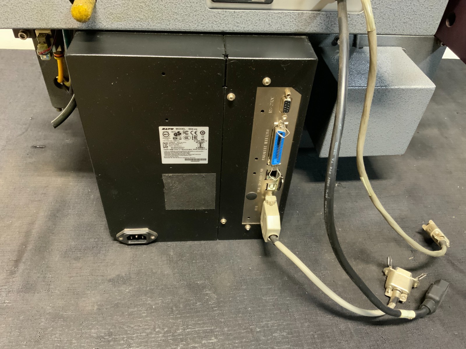 Sato S84 ex Print Engine Thermal Barcode Printer w/ ID Technology 252 Applicator_9 Sato S84 ex Print Engine Thermal Barcode Printer w/ ID Technology 252 Applicator