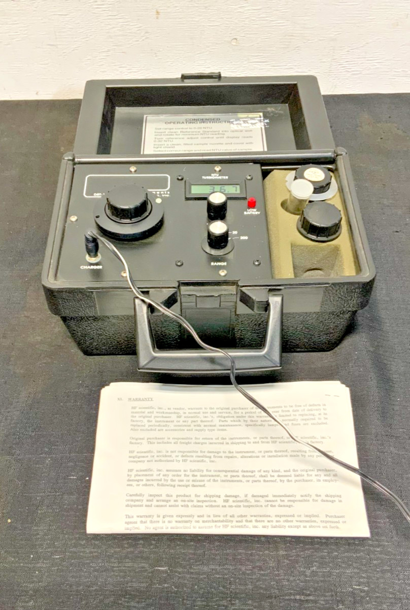 HF Scientific DRT-15C NTU Portable Turbidmeter Water Tester Nephelometric 11D_0 HF Scientific DRT-15C NTU Portable Turbidmeter Water Tester Nephelometric 11D
