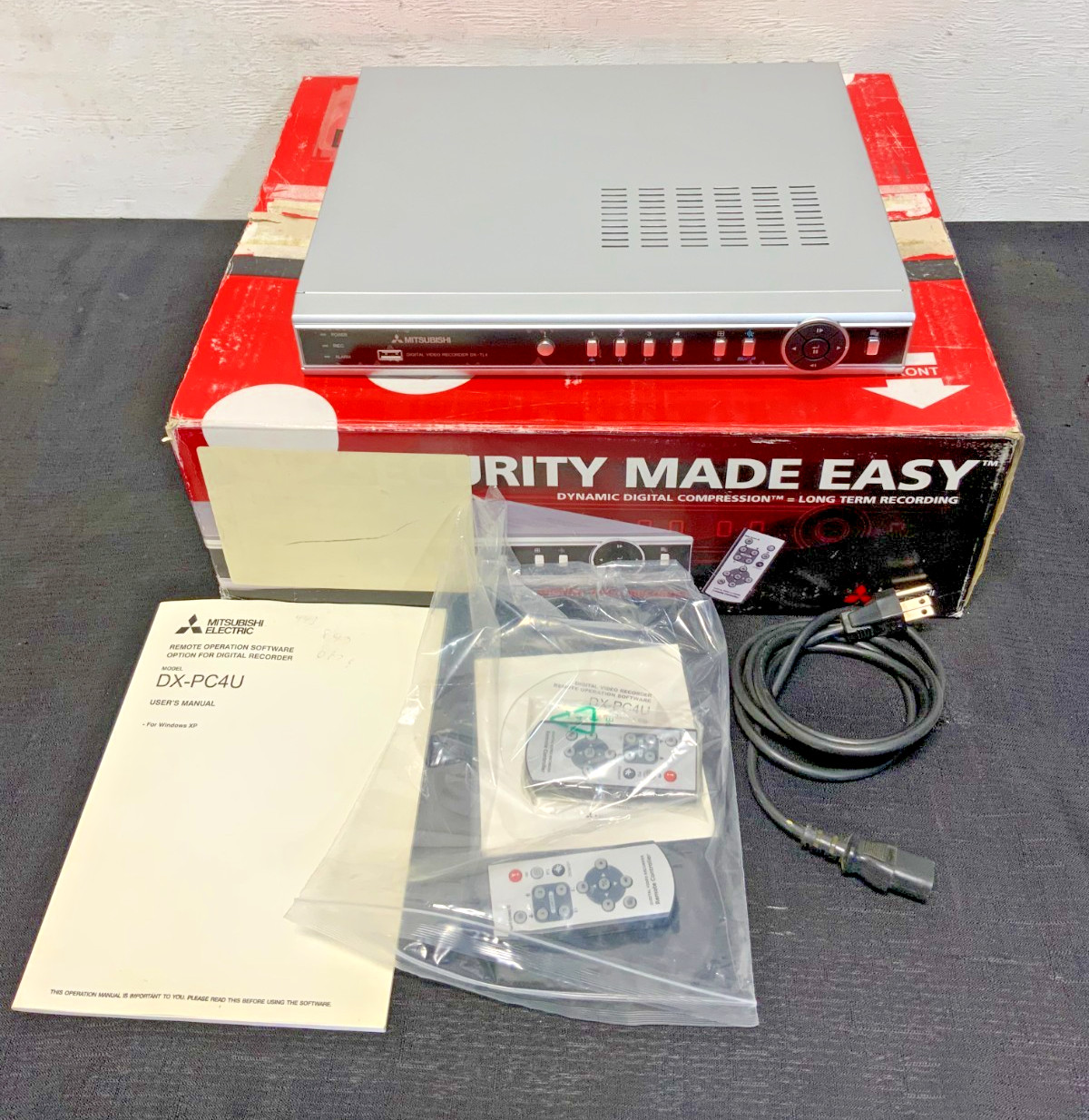 Mitsubishi DX-TL4U Digital Video Recorder 4 Channel DVR 250GB HDD W/ Remote 15B_0 Mitsubishi DX-TL4U Digital Video Recorder 4 Channel DVR 250GB HDD W/ Remote 15B