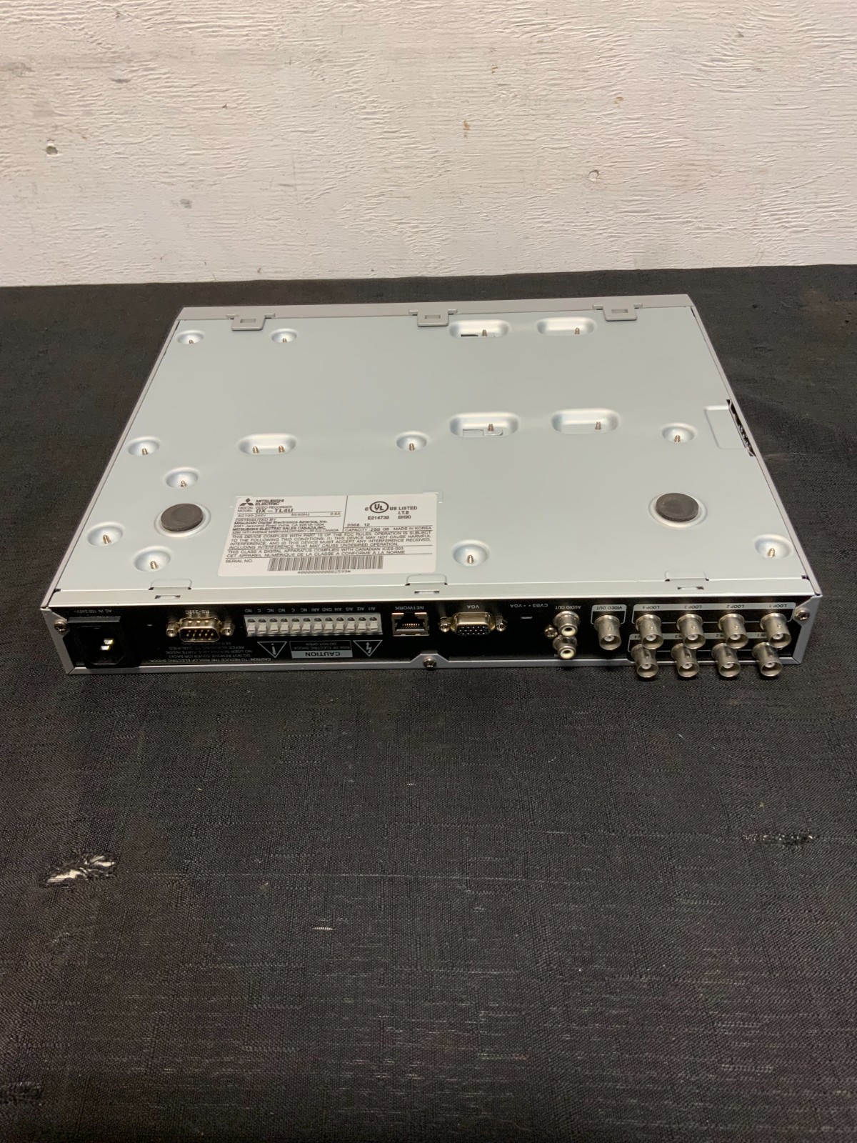 Mitsubishi DX-TL4U Digital Video Recorder 4 Channel DVR 250GB HDD W/ Remote 15B_9 Mitsubishi DX-TL4U Digital Video Recorder 4 Channel DVR 250GB HDD W/ Remote 15B