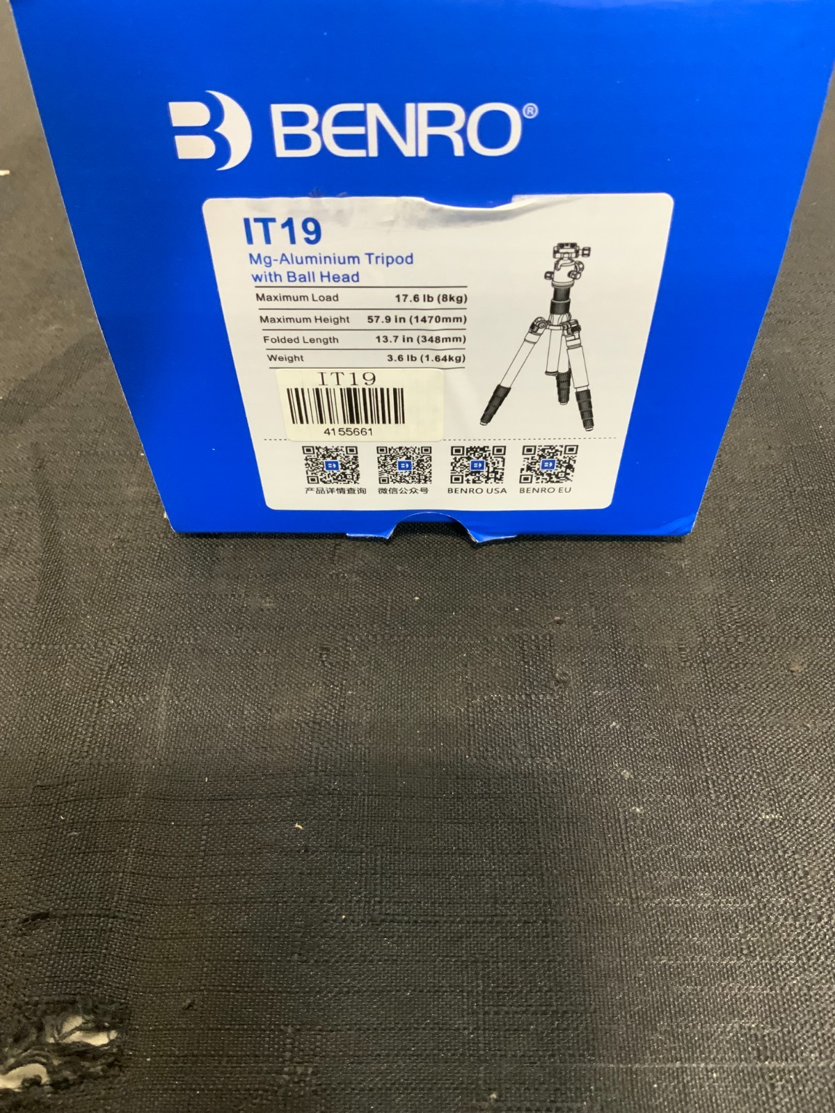 Benro IT19 Aluminum iFoto Tripod Kit With IB0 PU30 Head 15D_9 Benro IT19 Aluminum iFoto Tripod Kit With IB0 PU30 Head 15D