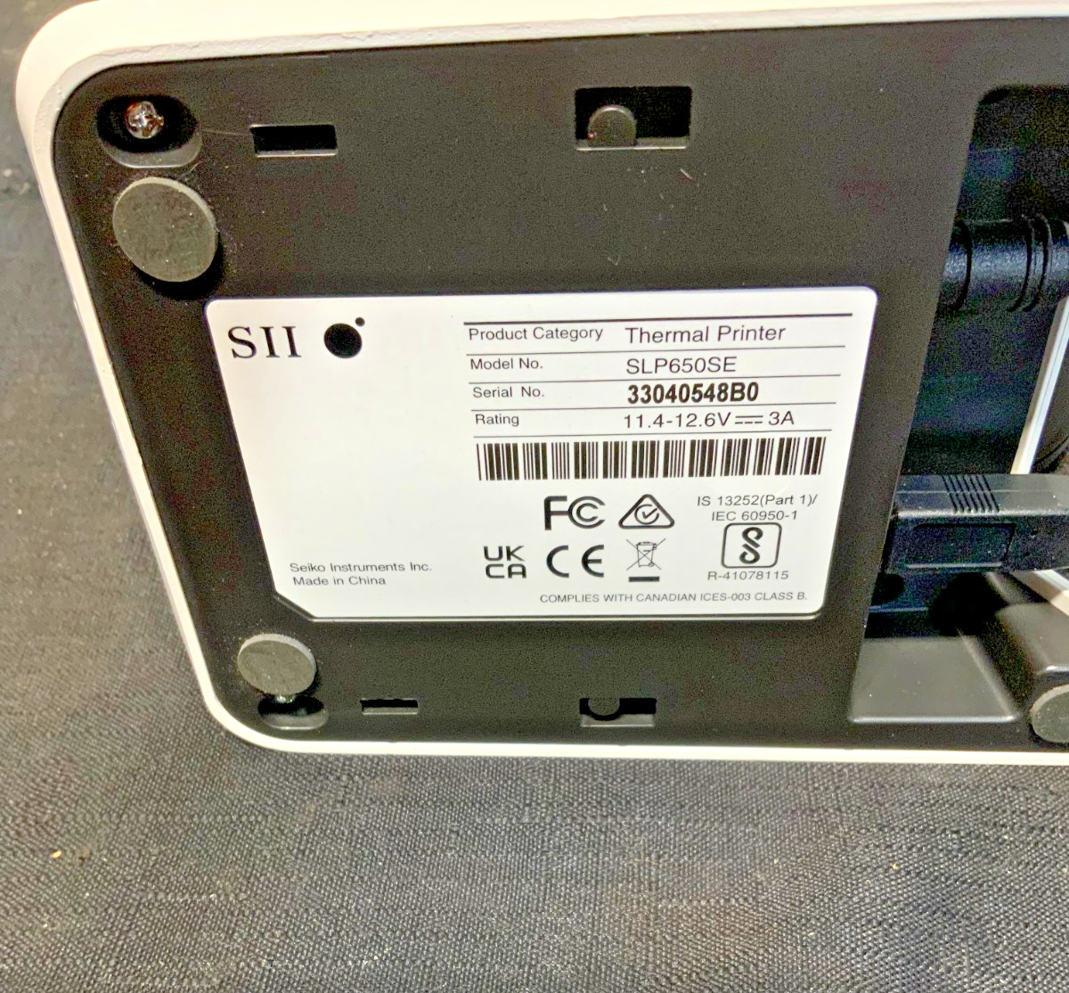 Seiko SII SLP650SE SLP 650SE Smart Thermal Desktop Label Printer-USB 264F_3 Seiko SII SLP650SE SLP 650SE Smart Thermal Desktop Label Printer-USB 264F