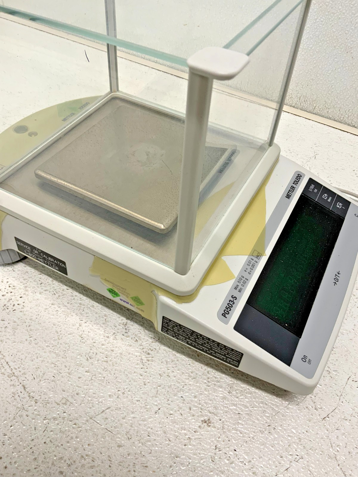 Mettler Toledo PG503-S Analytical Precision Balance Lab Scale 510g .001g 54A_5 Mettler Toledo PG503-S Analytical Precision Balance Lab Scale 510g .001g 54A