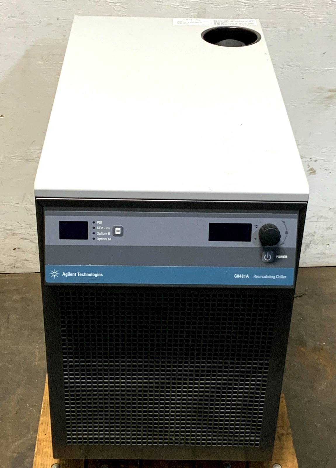 Agilent Technologies G8481A G8481 80003 Circulating Chiller 120V H8B_0 Agilent Technologies G8481A G8481 80003 Circulating Chiller 120V H8B