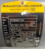 Baldor Reliance 35TT856M774G2 Industrial Electric Motor 2HP 3PH 145TC 56A