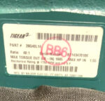 Baldor Tigear 2 26Q40L14 40:1 Ratio Gear Reducer 1685LbIn Torque 1.55HP Max 11C