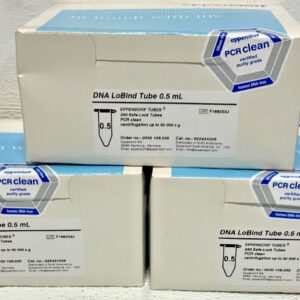 New Lot of 750 Eppendorf 022431005 PCR Clean Centrifuge DNA LoBind Tubes 0.5mL