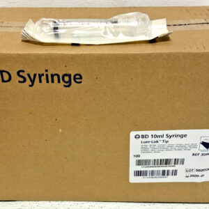 NEW Box of 100 BD 309604 Sterile Luer-Lok 10 mL Tip Syringe Individually Wrapped