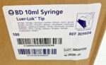 NEW Box of 100 BD 309604 Sterile Luer-Lok 10 mL Tip Syringe Individually Wrapped