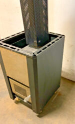 Alpha Sauna Wood Burning Fired Sauna Stove Heater w/ Chimney & Trim H11B