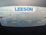 Leeson P184C14FB7C Electric Motor 220 Volt 3 HP PX184T Frame 1440 RPM New