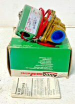 New ASCO 822B95 Red-Hat High Temperature Steam Solenoid Valve 3/4" 9.6W 50PSI