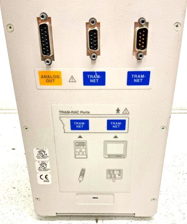 GE Tram-Rac 4A Tram-421N Multi-Gas Tram Module Rack Nellcor Oxismart ...