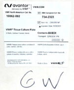 New Case of 50pcs Avantor / VWR 10062-892 Tissue Culture Plate 6-Well Sterile