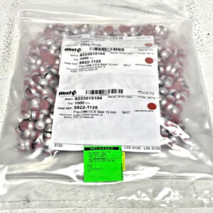 New 500Pcs West 5922-1125 Flip-Off CCS Red Seal 13mm Aluminum Shell Coated 22A