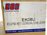 SDC EK08U Eclipse Style Exit Device Key Locks/Unlocks Lever 630 Stainless-Steel