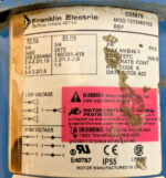 Franklin 1313460103 Paco Pump 1-3/8 Inlet/Outlet 3/4HP 3450RPM 208-230/460V 67A