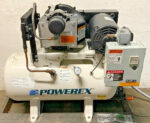 Powerex SLAE05E / STS050132 Oilfree Scroll Compressor 30Gal Tank 5HP 3PH
