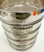 Set of 5 Manikarn ASTM-18 /20/70/80/400 8" Standard Test Sieve Stainless Steel