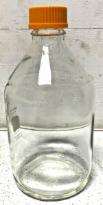 New Lot of 2 Pyrex Corning 1395-2L 2000ml Media Storage Bottle GL45 Screw Cap