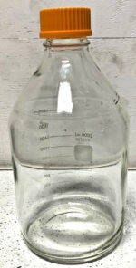 New Lot of 2 Pyrex Corning 1395-2L 2000ml Media Storage Bottle GL45 Screw Cap