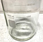 New Lot of 2 Pyrex Corning 1395-2L 2000ml Media Storage Bottle GL45 Screw Cap
