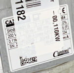 New Cantoni SKH80 8B2/118 3-Phase Electric Motor 200V Y 11Kw IP 54 50HZ 3.85A