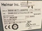 Helmar 50.361-043T2 Power Point LP 24V Forklift Battery Charger 3PH 140A Free Sh