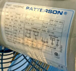 Patterson 18 High Velocity Industrial Warehouse Fan 18" Blade 208-230VAC 181A