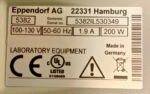 Eppendorf 5382 5382IL530349 ThermoMixer C Heating/Cooling Shaker 100-1340V 200W