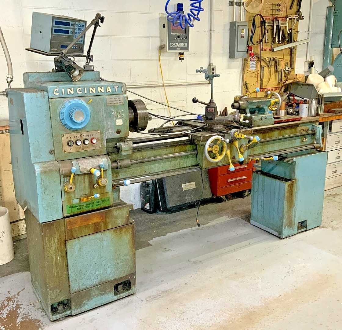 Cincinnati LR HydraShift Engine Metal Heavy Duty Lathe 13" x 48" w/ACU-RITE J7A_0 Cincinnati LR HydraShift Engine Metal Heavy Duty Lathe 13" x 48" w/ACU-RITE J7A