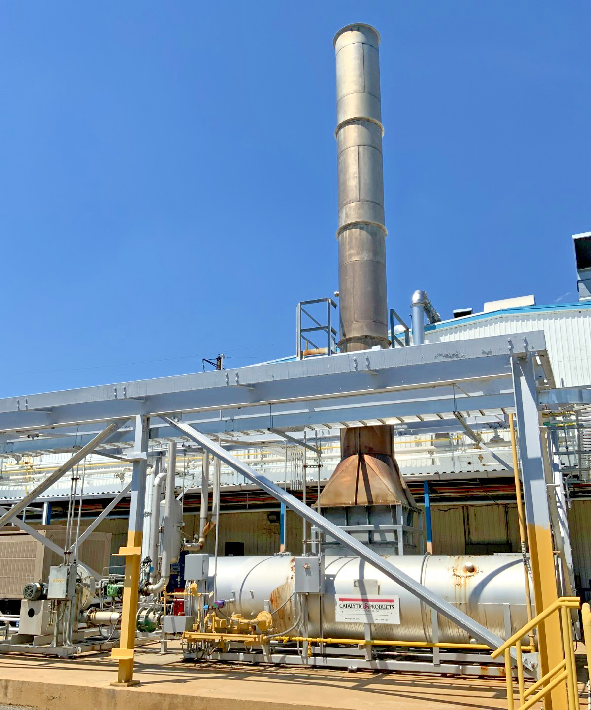 Catalytic Products CPI Quadrant NRV Thermal Oxidizer w/ 30' Stack & Panel_0 Catalytic Products CPI Quadrant NRV Thermal Oxidizer w/ 30' Stack & Panel
