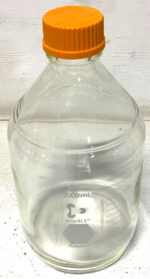 Lot of 4 Pyrex Kimble VWR 2000ML Lab Storage Media Glass Graduated Bottle 131B