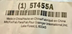 NEW Lot Of 4 Grainger 5T455A Unisex Universal Size Steel Toe Guard Pair 65B
