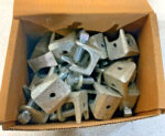 New Box of 25 Eaton Crouse-Hinds 533 3/8"-16 Beam Clamps Tapped Hole Size 2" 16B