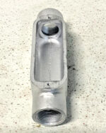 New Lot of 3 Eaton Crouse-Hinds C100M 1" Form 5 Type-C Conduit Body Silver 241A