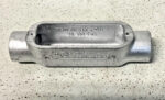 New Lot of 3 Eaton Crouse-Hinds C100M 1" Form 5 Type-C Conduit Body Silver 241A