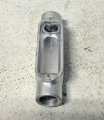 New Lot of 3 Eaton Crouse-Hinds C100M 1" Form 5 Type-C Conduit Body Silver 241A