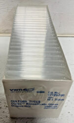 New Box of 1000 VWR 47729-568 Disposable Culture Tubes Borosilicate Glass 248A